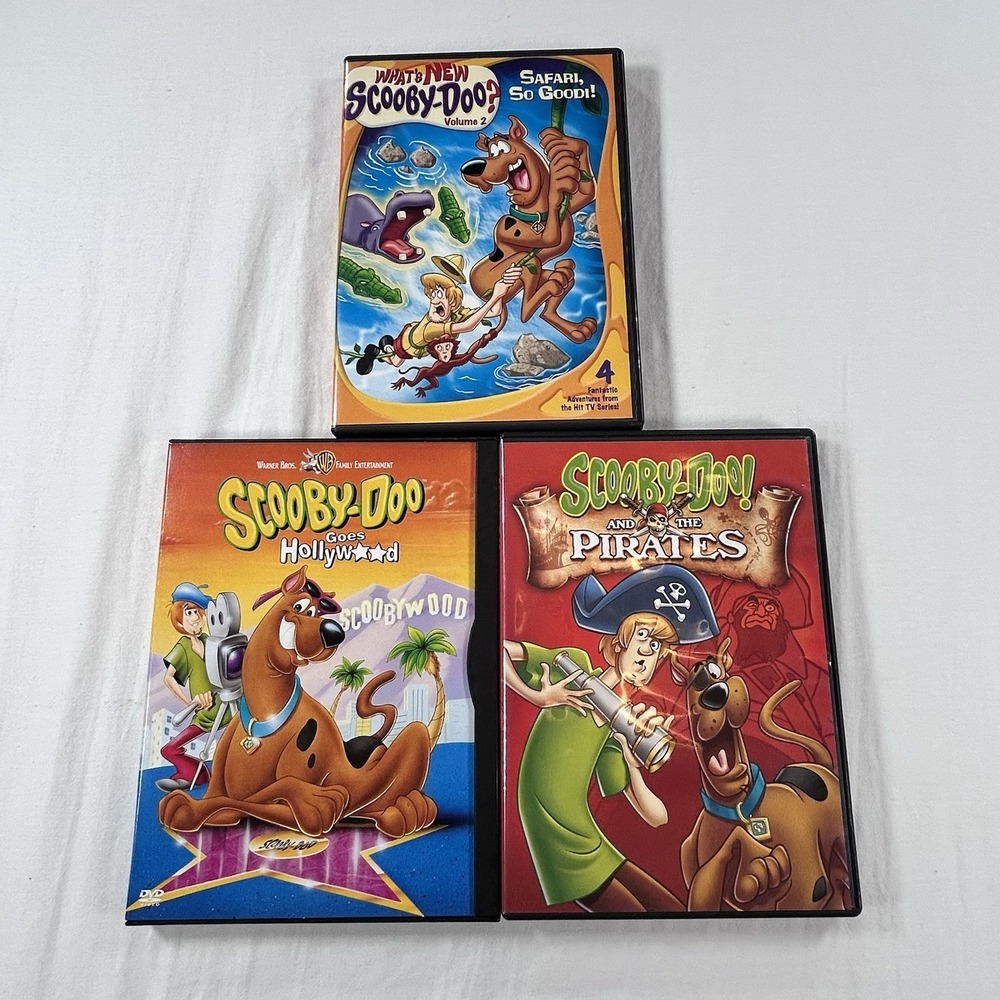 Warner Bros Scooby-Doo Pirates Hollywood What's New Volume 2 Safari So Good DVD
